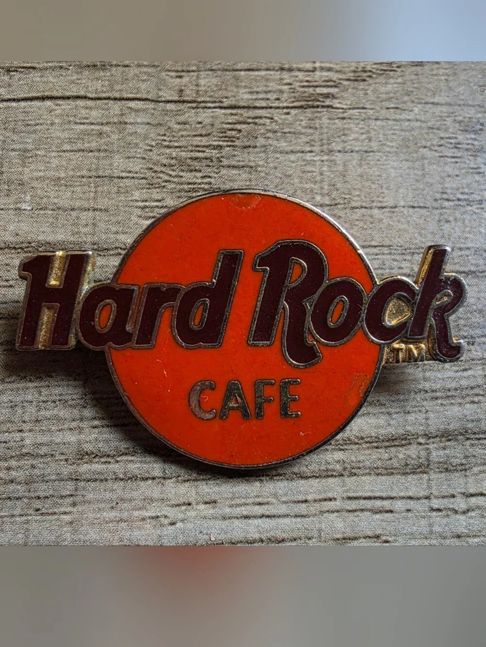 Hard Rock Cafe Bright Orange Logo Wall Emblem